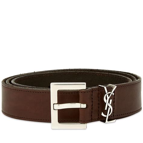 ysl brown leather belt|YSL belt outlet.